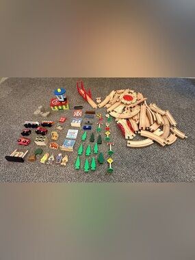 Wooden Magnetic Train, Tracks and more.